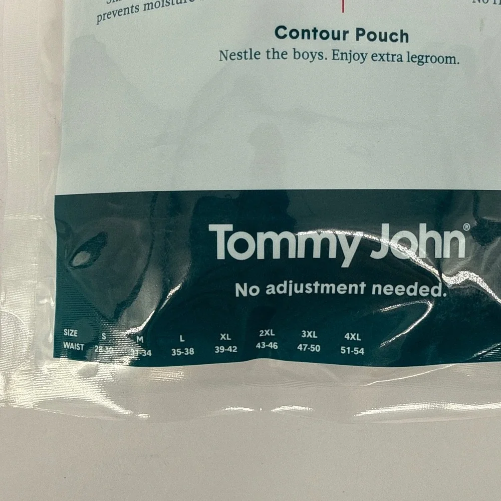 Tommy John Cotton Basics Black Trunks 2 Pack Mens Size Small 28-30 4in Inseam